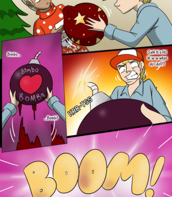 Bimbo Christmas comic porn sex 4