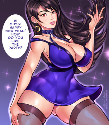 Porn Comics - Tifa's New Years Party
