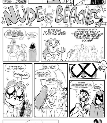 Nude Beach comic porn sex 3