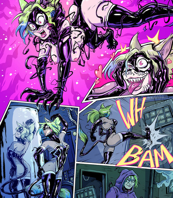 Symbiote Catgirl comic porn sex 2