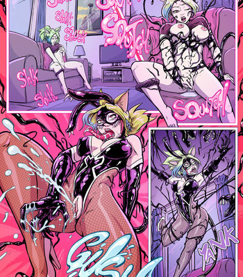 Symbiote Catgirl comic porn sex 3