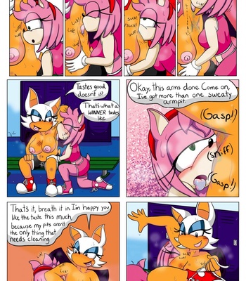 Amy & Rouge – Shower Thots comic porn sex 5