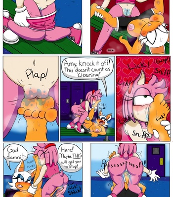 Amy & Rouge – Shower Thots comic porn sex 7