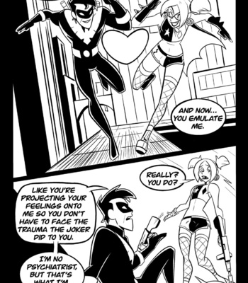 Nightwing x Harley Quinn comic porn sex 4
