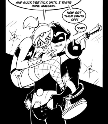 Nightwing x Harley Quinn comic porn sex 6