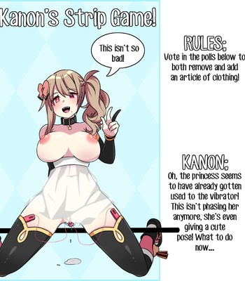 Kanon's Strip Game comic porn sex 4