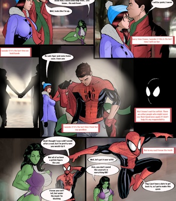 Super Team Up – She-Hulk & Spider-Man comic porn sex 8