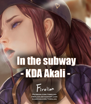 In The Subway – KDA Akali comic porn thumbnail 001