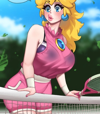 Peach On The Tennis Court comic porn thumbnail 001