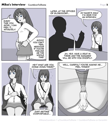 Mika’s Interview comic porn sex 2