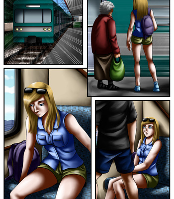 Stuck On The Train comic porn sex 2