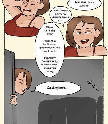 Cathie’s Surprise Visit comic porn sex 14