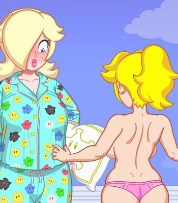 Princess Peach X Rosalina comic porn sex 10