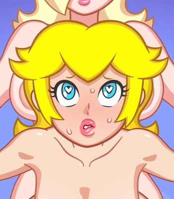 Princess Peach X Rosalina comic porn sex 28