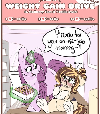 Porn Comics - Weight Gain Drive With Mulberry & Vanilla