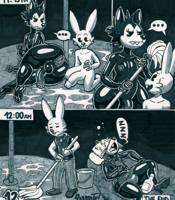 Wolf And Rabbit After Work comic porn sex 12