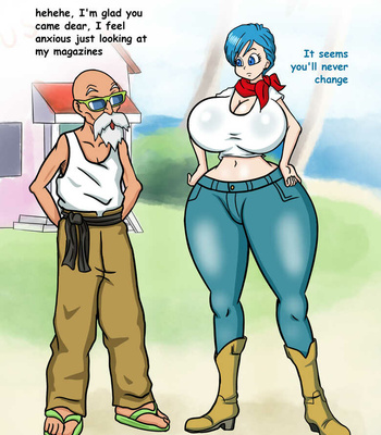 Bulma And Master Roshi comic porn sex 2