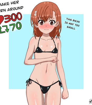 Misaka’s Strip Game comic porn sex 2