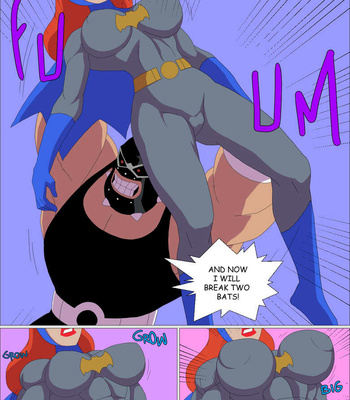 Muscular Batgirl comic porn sex 2