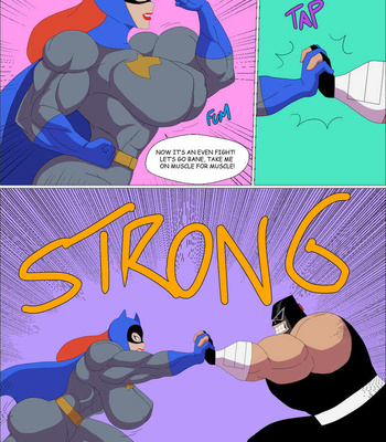Muscular Batgirl comic porn sex 4