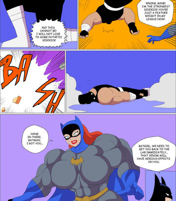 Muscular Batgirl comic porn sex 5