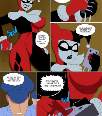 Muscular Batgirl comic porn sex 12