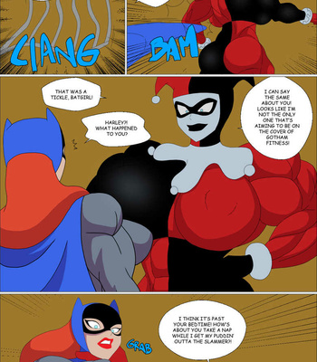 Muscular Batgirl comic porn sex 19