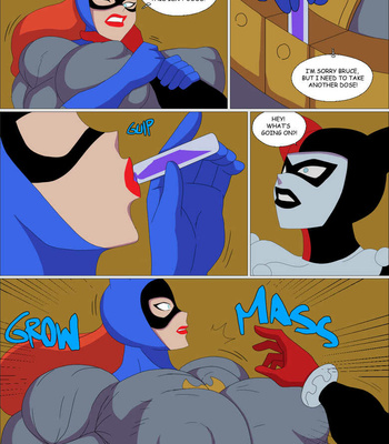 Muscular Batgirl comic porn sex 20