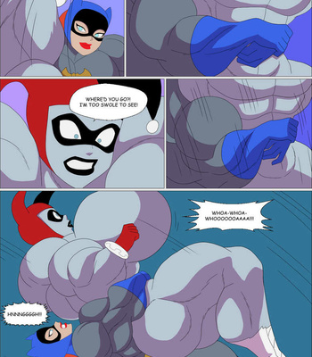 Muscular Batgirl comic porn sex 27