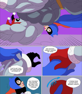 Muscular Batgirl comic porn sex 28