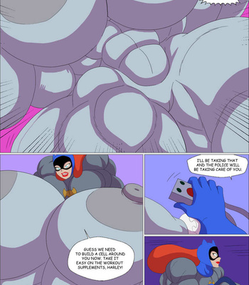 Muscular Batgirl comic porn sex 30
