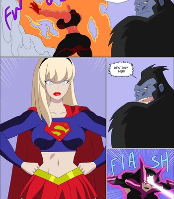 Power Girl x Supergirl comic porn sex 16