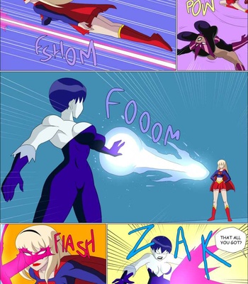 Power Girl x Supergirl comic porn sex 17