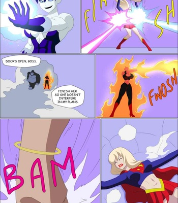 Power Girl x Supergirl comic porn sex 19