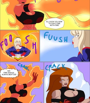 Power Girl x Supergirl comic porn sex 24