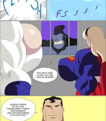 Power Girl x Supergirl comic porn sex 33