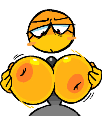 Big Boobed Emoji Girl comic porn sex 7