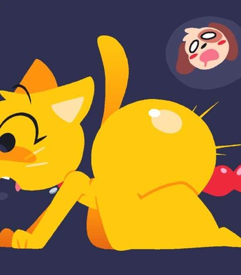 Cat Emoji Gilr And Dog Emoji Boy comic porn sex 3