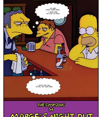 Porn Comics - The Simpsons – Marge’s Night Out