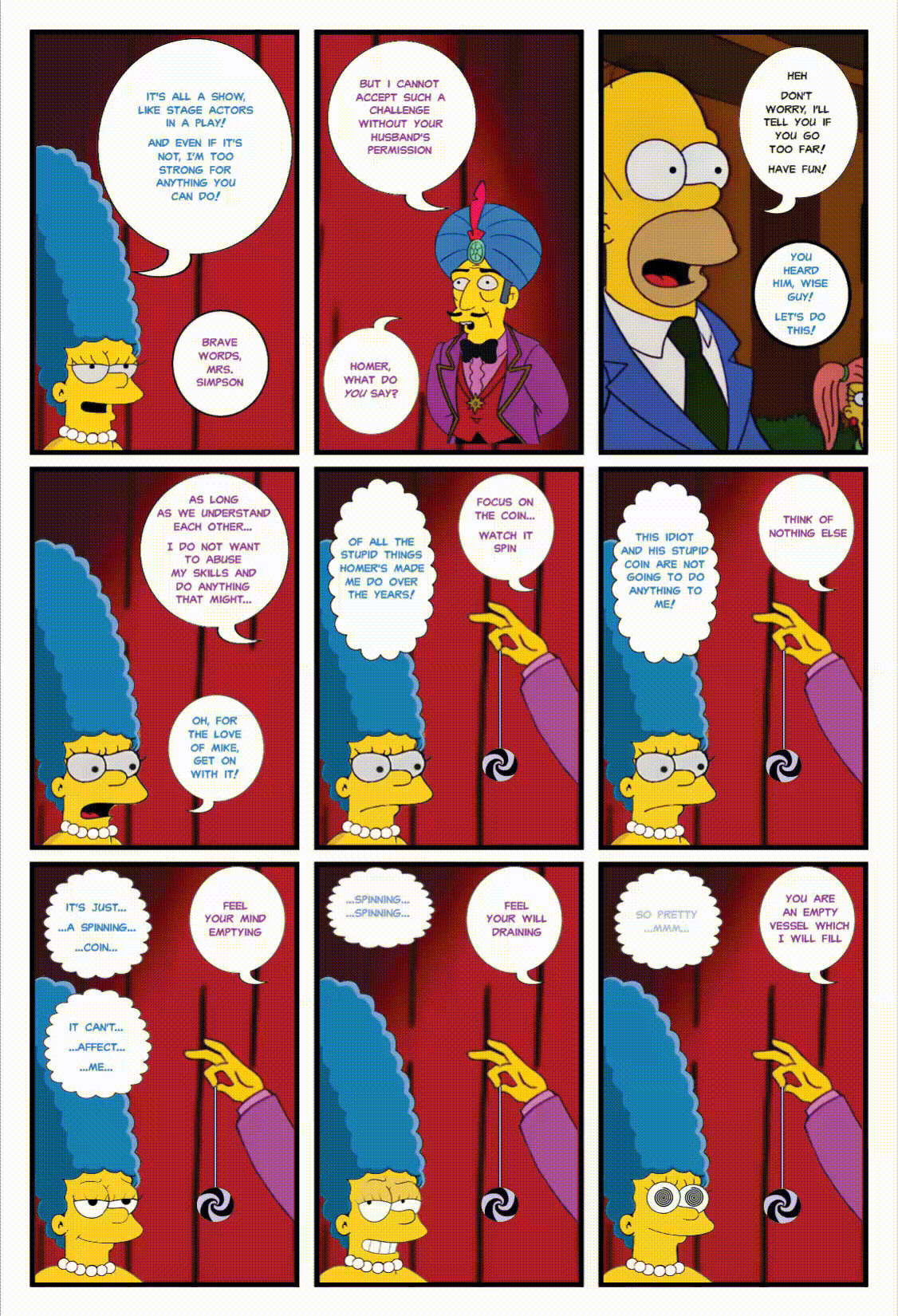 The Simpsons – Marge’s Night Out comic porn sex 5