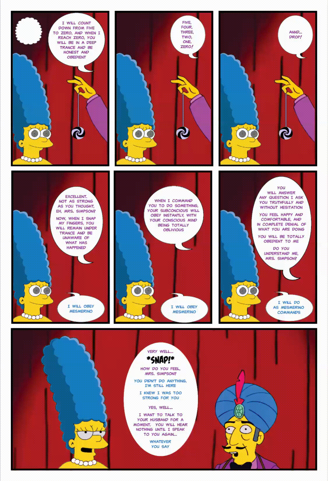 The Simpsons – Marge’s Night Out comic porn sex 6