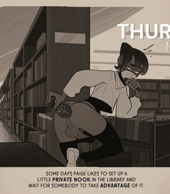 Week At The Library comic porn sex 12