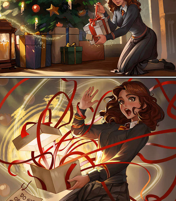 Hermione’s Christmas Gift comic porn thumbnail 001