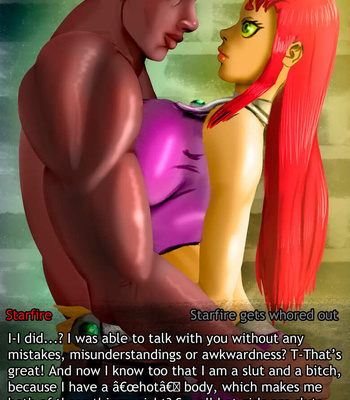 Starfire Gets Whored Out comic porn sex 72