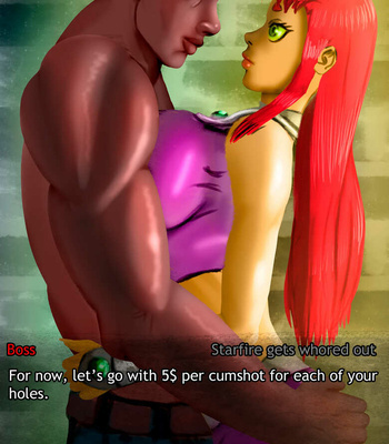 Starfire Gets Whored Out comic porn sex 110