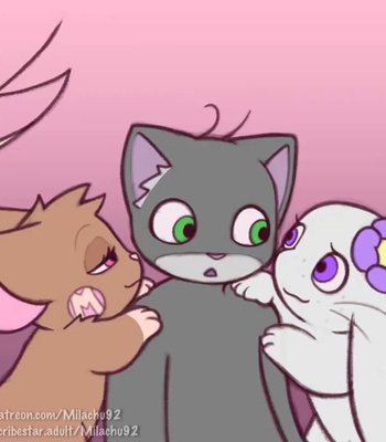 Cute Furry Threesome comic porn thumbnail 001