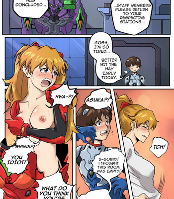 Evangelion Crossdressing comic porn thumbnail 001