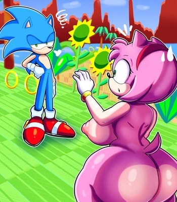Amy & Sonic comic porn sex 14