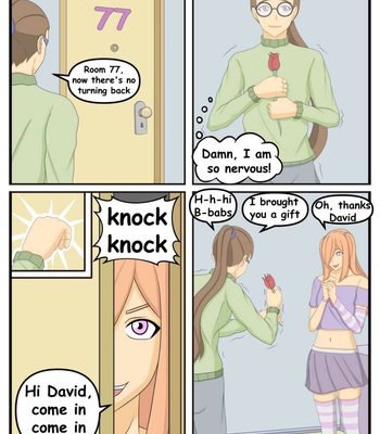 David’s First Date comic porn sex 5