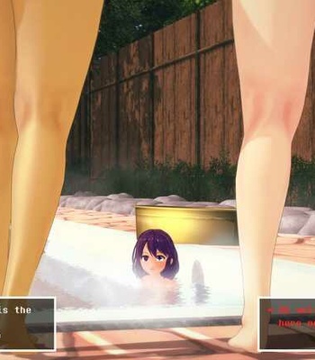 Hot Spring With Frisk And Chara comic porn sex 5